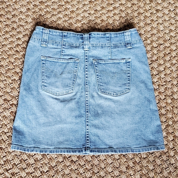 Halogen Stretchy Jean Skirt - Picture 2 of 7